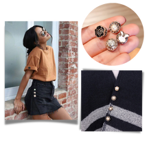 Load image into Gallery viewer, Elegantes broches de botón sin costura
- Ozerty