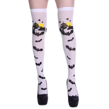 Cargar imagen en el visor de la galería, Calcetines de compresión para Halloween -Noche de murciélagos - Ozerty