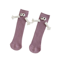 Cargar imagen en el visor de la galería, Calcetines con manitas magnéticas
-Morado/Talla única - Ozerty