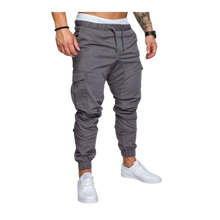Cargar imagen en el visor de la galería, Pantalones cargo Slim Fit para hombre
-Gris claro/MGris claro/LGris claro/XLGris claro/XXLGris claro/3XLGris claro/4XLGris claro/5XL - Ozerty
