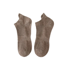 Cargar imagen en el visor de la galería, Calcetines tobilleros para hombre
-Café/EU38-45/UK5-12/US6-14 - Ozerty
