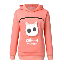 Load image into Gallery viewer, Sudadera con compartimento porta mascotas -Rosa - Ozerty
